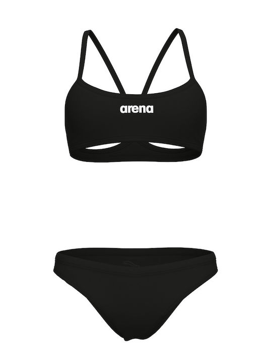 COSTUME BIKINI ARENA 2 PEZZI A FASCIA DONNA PISCINA NUOTO NERO