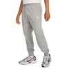 PANTALONE NIKE UOMO PANTA LUNGO TUTA JOGGER CLUB GRIGIO GARZATO