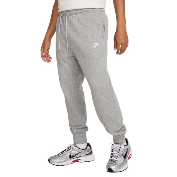 PANTALONE NIKE UOMO PANTA LUNGO TUTA JOGGER CLUB GRIGIO GARZATO