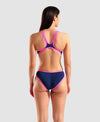 COSTUME ARENA DONNA ONE BIG LOGO COSTUME INTERO PISCINA BLU ROSA