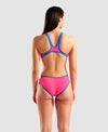 COSTUME ARENA DONNA ONE BIG LOGO COSTUME INTERO PISCINA ROSA FUXIA