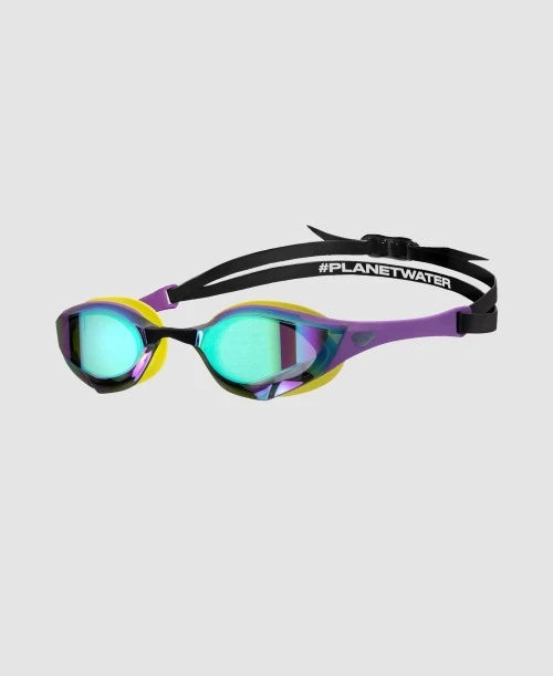 OCCHIALINI COBRA EDGE ARENA ULTRA SWIPE MIRROR OCCHIALINO NUOTO SPECCHIATI PISCINA GARA NUOTO VIOLA