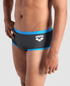 COSTUME ARENA UOMO ALTO NUOTO PISCINA SWIM BRIEFS BIG LOGO TRUNK GRIGIO