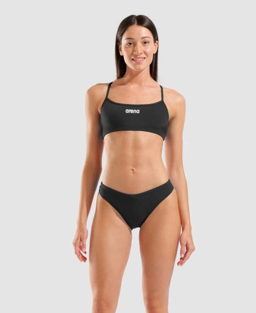 COSTUME BIKINI ARENA 2 PEZZI A FASCIA DONNA PISCINA NUOTO NERO