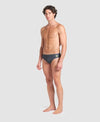 COSTUME ARENA UOMO SLIP PISCINA MONOGRAM SWIM BRIEFS GRIGIO