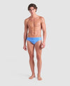 COSTUME ARENA UOMO SLIP PISCINA MONOGRAM SWIM BRIEFS BLU