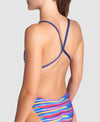 COSTUME ARENA DONNA PISCINA INTERO SPALLINA STRETTA RACING STRIPE