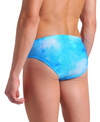 COSTUME ARENA UOMO SLIP NUOTO PISCINA TIE DYE AZZURRO LIMITED EDITION