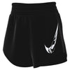 SHORTS NIKE WOMAN PANTALONCINO CORTO RUNNING PALESTRA DONNA NERO