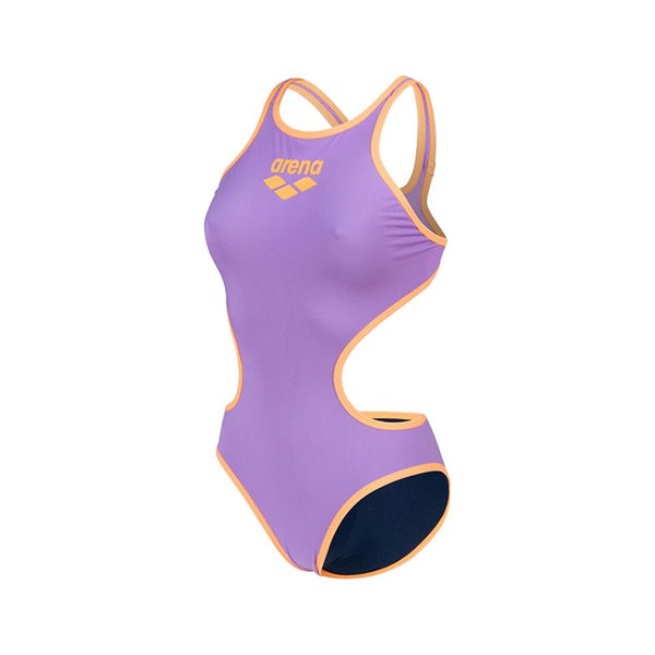 COSTUME ARENA DONNA ONE BIG LOGO COSTUME INTERO PISCINA LILLA