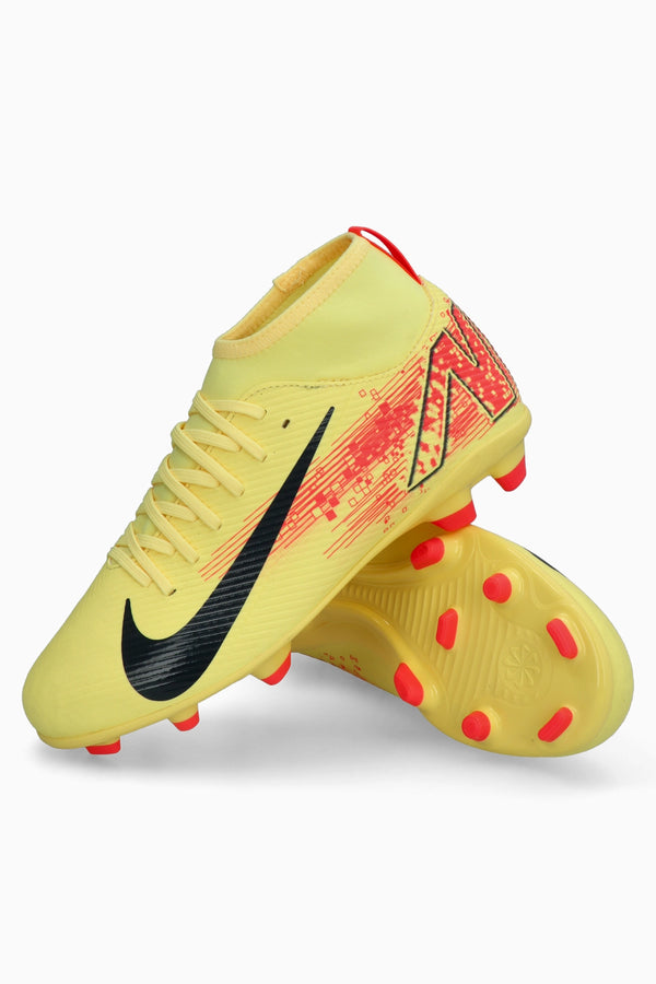 SCARPE CALCIO BAMBINO NIKE ZOOM MERCURIAL SUPERFLY 10 FG MG JR YELLOW