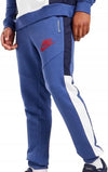 PANTALONE NIKE UOMO TUTA TRAINING JOGGER CLUB FELPATO AZZURRO BLU