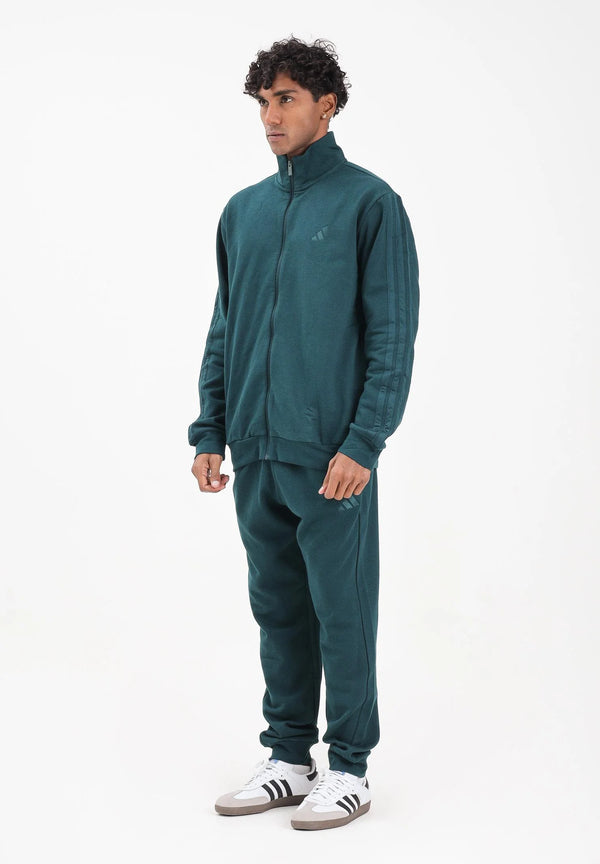 TUTA ADIDAS ORIGINALS UOMO CON ZIP FELPATA MAN SUITS VERDONE