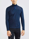 FELPA CRAFT TERMICA TRAINING UOMO GIACCA CORE GAIN MIDLAYER BLU