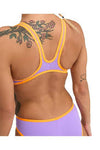 COSTUME ARENA DONNA ONE BIG LOGO COSTUME INTERO PISCINA LILLA