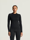 MAGLIA TERMICA CRAFT DONNA MANICA LUNGA WARM COMFORT LS BLACK