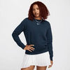 FELPA NIKE DONNA NERA GIROCOLLO WOMAN SPORTWEAR TUTA BLU NAVY