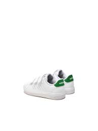 SCARPE BIMBO BIMBA ADIDAS ADVANTAGE CHILDREN CON STRAPPI BIANCO VERDE
