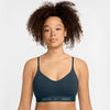 TOP NIKE AIR INDY WOMAN BRA DRI-FIT FITNESS WOD BLU