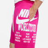 PANTALONE CORTO NIKE UOMO SHORT TRAINING PALESTRA ROSA