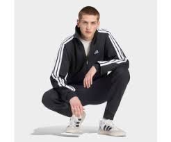 TUTA ADIDAS PERFORMANCE UOMO THREE STRIPS NERO BLACK