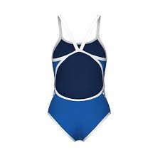 COSTUME ARENA DONNA PISCINA INTERO ICON SUPER FLY BACK SOLID NUOTO BLU ROYAL