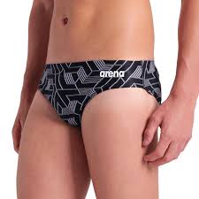 COSTUME ARENA UOMO SLIP PISCINA ESCAPE SWIM BRIEFS GRIGIO NERO BIANCO