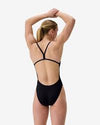 COSTUME DONNA PISCINA SPEEDO NUOTO INTERO SPALLINA STRETTA PRINTED V-BACK 2.0