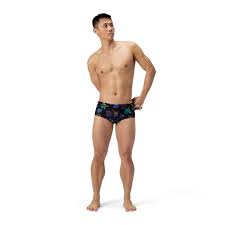 COSTUME SPEEDO UOMO TRUNK NUOTO PISCINA ML PRINTED END+ 13,5 CM FISH