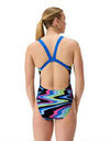 COSTUME DONNA PISCINA SPEEDO NUOTO INTERO LEADERBACK CLUB TRAINING FANTASIA