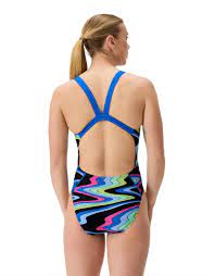COSTUME DONNA PISCINA SPEEDO NUOTO INTERO LEADERBACK CLUB TRAINING FANTASIA