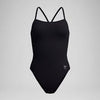 COSTUME DONNA PISCINA SPEEDO NUOTO INTERO SPALLINA STRETTA PRINTED V-BACK 2.0