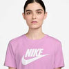 T SHIRT DONNA NIKE MAGLIA PALESTRA SPORTSWEAR ESSENTIAL ROSA