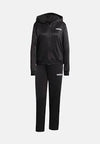 TUTA DONNA FELPA + PANTA ADIDAS ORIGINALS ESSENTIALS GIACCA NERA