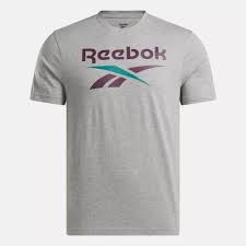 T-SHIRT REEBOK MAGLIA UOMO CROSSFIT MAGLIETTA TRAINING GRIGIO