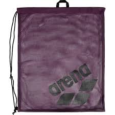 SACCA RETATA ARENA BORSA PISCINA TEAM MESH GO PORTA ACCESSORI NUOTO VIOLA