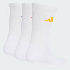 CALZE ADIDAS TRIPLA CUSHIONED CREW SOCKS CALZA 3 PAIA BIANCHE