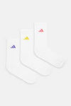 CALZE ADIDAS TRIPLA CUSHIONED CREW SOCKS CALZA 3 PAIA BIANCHE