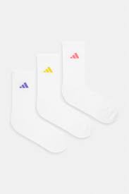 CALZE ADIDAS TRIPLA CUSHIONED CREW SOCKS CALZA 3 PAIA BIANCHE