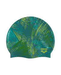 CUFFIA ARENA PISCINA SILICONE SWIM CAP CUFFIE NUOTO TEAM ENERGY VERDE
