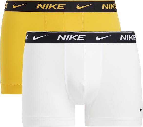 BOXER MUTANDE NIKE PRO SHORT MAN UOMO ADERENTE GIALLO BIANCO