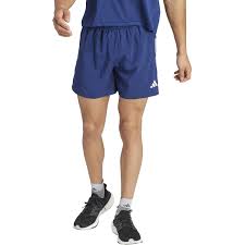 SHORT ADIDAS PANTALONCINO UOMO OWN THE RUN RUNNING NERO E BLU