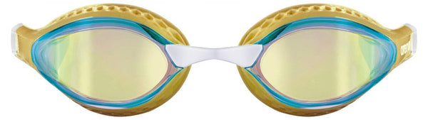 OCCHIALINI PISCINA ARENA AIR SPEED GARA NUOTO SWIM SPECCHIATI ORO/ORO
