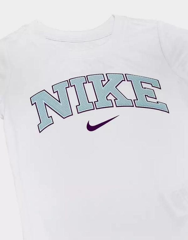 MAGLIA GONNA NIKE T SHIRT MAGLIETTA E GONNA COMPLETO BIMBA BAMBINA JUNIOR