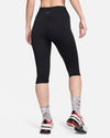 LEGGINGS DONNA NIKE 3/4 WORKOUT READY MESH CAPRI TRAINING NERO