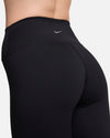 LEGGINGS DONNA NIKE 3/4 WORKOUT READY MESH CAPRI TRAINING NERO