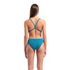 COSTUME ARENA DONNA INTERO PISCINA SOLID NUOTO BLUE COSMO SPALLINA