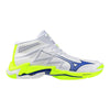 MIZUNO VOLLEY WAVE LIGHTING ELITE MID SCARPE PALLAVOLO BIANCA GIALLA