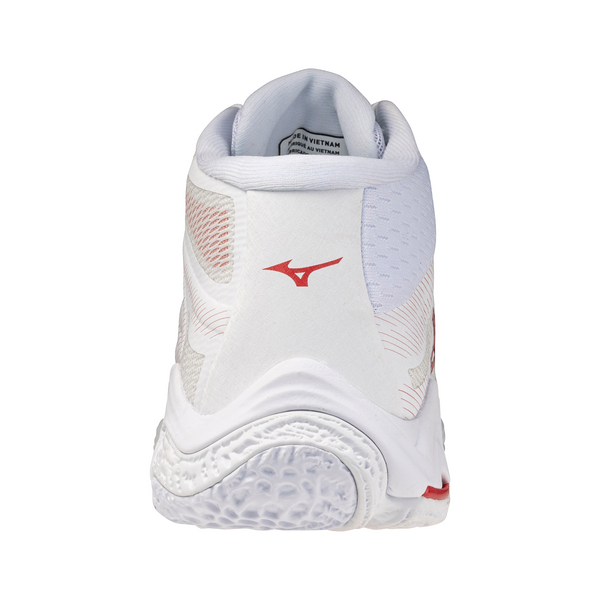 SCARPE VOLLEY DONNA PALLAVOLO MIZUNO WAVE LIGHTING ELITE MID BIANCA
