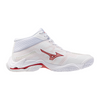 SCARPE VOLLEY DONNA PALLAVOLO MIZUNO WAVE LIGHTING ELITE MID BIANCA